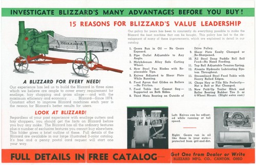 1937 blizzard mfg - 1937, canton
