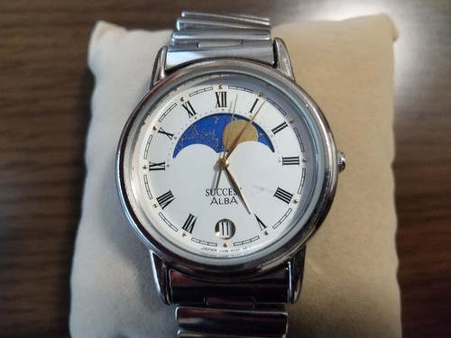 Seiko alba success moon phase - seiko,