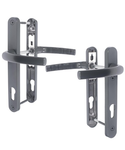 Anthracite grey upvc french - grey,
