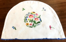 Vintage Hand Embroidered Tea