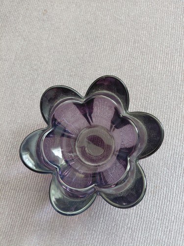Purple crystal lotus flower - crystal,
