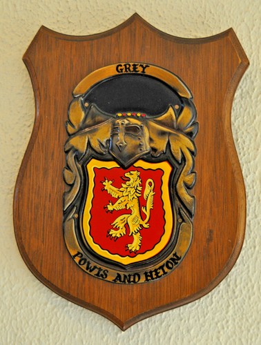 Large grey family plaque - grey,