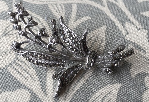 Rhodium plate 1940s 50s - rhodium,