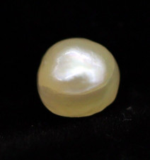 Authentic Basra Pearl 5 x 4mm Rare Natural Saltwater Gemstone 0.75 Ct Certified