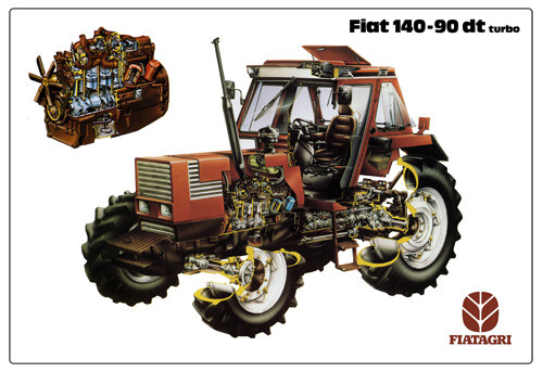 Vintage fiat fiatagri - a3,