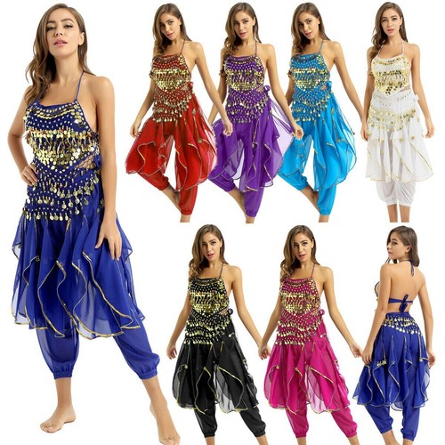 Belly dance sequin top wave - dance,