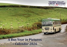 2026 bus pictures A3 month to view charity calendar Thames Valley Royal Blue WN