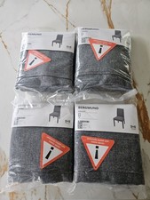 IKEA 4 X Bergmund Gunnared Grey 504.810.54 Chair Covers Brand New