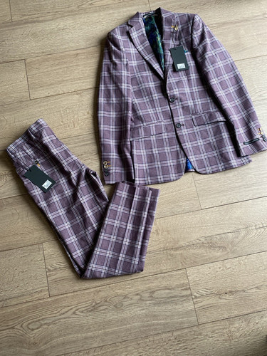 1904 check plaid piece suit - 2,