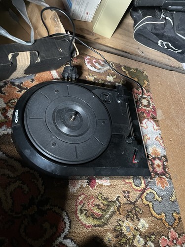 Record player turntable - record,