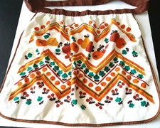 1970s Apron Terry Cloth Fruit
