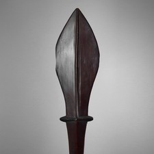 Antique 19th Century Samoan Tongan Carved Wood War Club