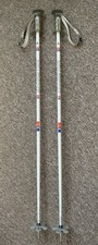 Vintage Dynastar Ski Poles 120cm Made Italy Retro Prop Hike Walk Trek 70s 80s
