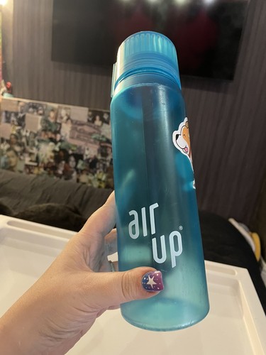 Air water bottle blue - air, bottle,