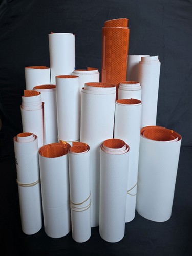 Lot pieces orange prismatic - 15,