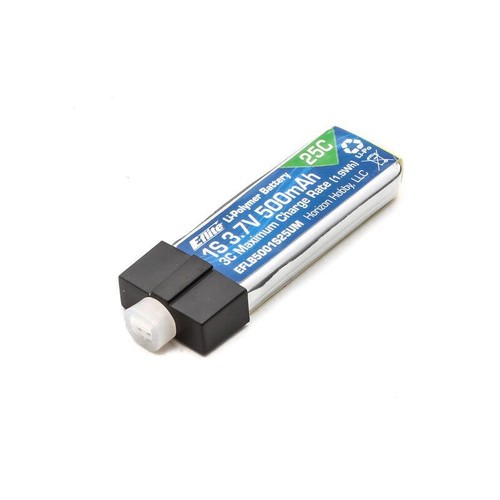 Flite 500mah 7v 25c - e-flite, 1s