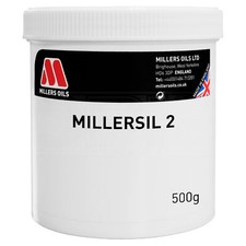 Millers Oils Millersil 2 Non-Melting High Temperature Silicone Grease - 500g Tub