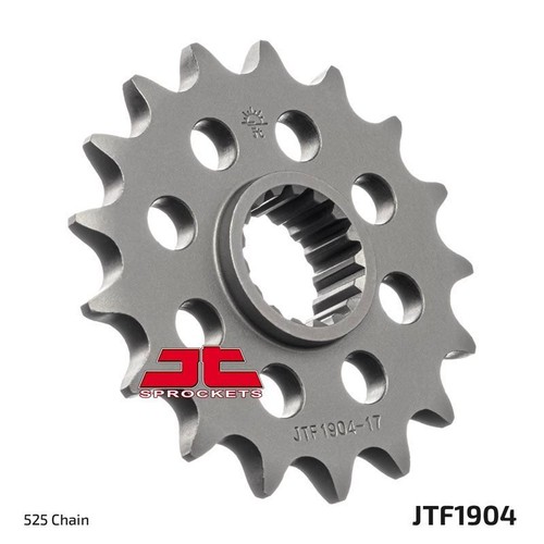 Front steel sprocket - front,