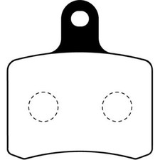 Go Kart EBC OTK Tonykart BSD Brake Pad Set FA553 Organic FA Series Racing