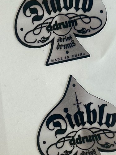 Ddrum diablo badge vinyl - ddrum,