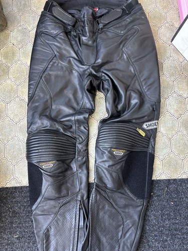 Shoei leather motorcycle - shoei,