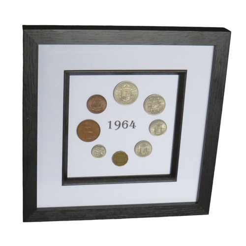 1964 luxury framed coin - luxury,
