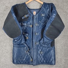 VINTAGE HAWKEYE BLUE LEATHER