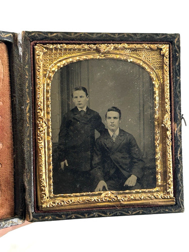 Ambrotype photograph victorian - ambrotype,
