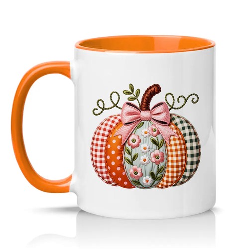 Patchwork floral pumpkin - patchwork,