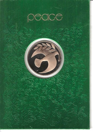 1974 franklin mint peace - franklin,