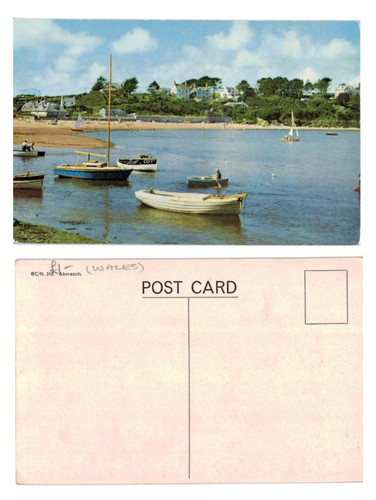 Vintage postcard abersoch - vintage,