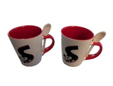 Disney Mickey Mouse "S" Mugs