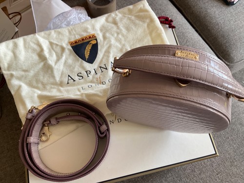 Aspinal london patent croc - patent,
