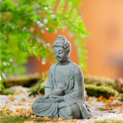 Antique resin buddha statue - buddha,