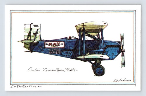 Postcard curtiss carrier - postcard,