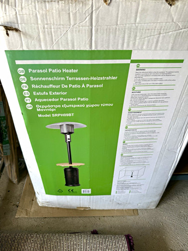 Gas parasol patio heater - patio,