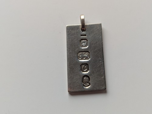 Solid silver vintage ingot - vintage,