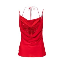 BLUMARINE Womens Butterfly Top