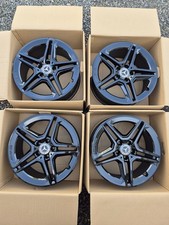 MERCEDES A CLASS 18” AMG ALLOY WHEELS RIMS V Vito A177 A176 Genuine Gloss Black 