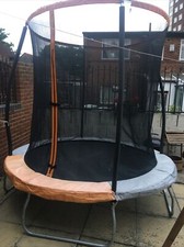 Sportspower 8Ft Folding Trampoline with Enclosure
