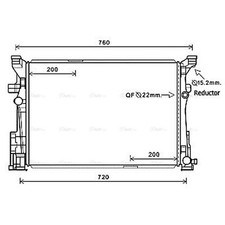 Radiator For Mercedes CLA C117