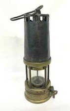 Antique Miners Lamp NAYLOR