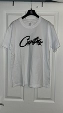 white and black corteiz tee