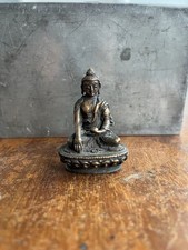 Small Tibetan Sitting Buddha Statue Late 20th Century 