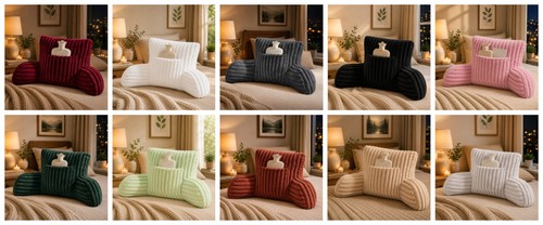 Cuddle cushion fleece - fleece, reading