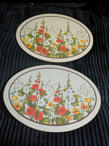 Oval floral garden - oval,