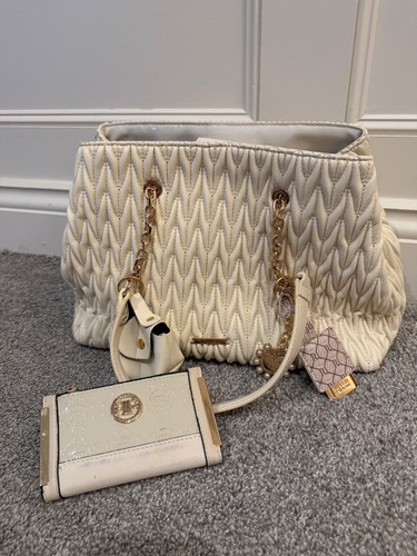White cream river island bag - cream,