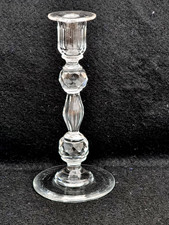 Georgian  stem glass candlestick
