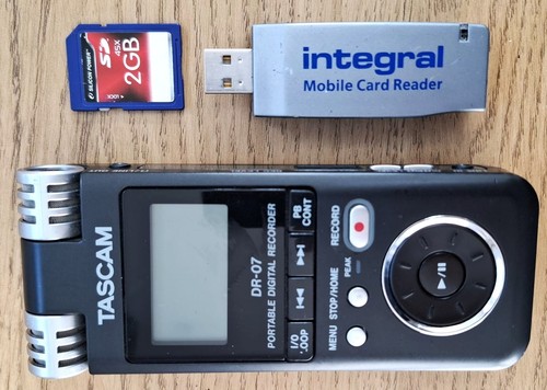 Tascam stereo portable - dr-07,
