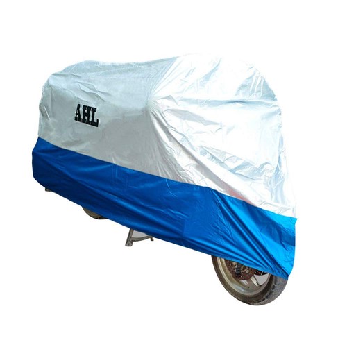 Blue rain cover scooter - rain,